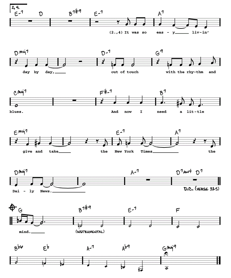 Sheet Music